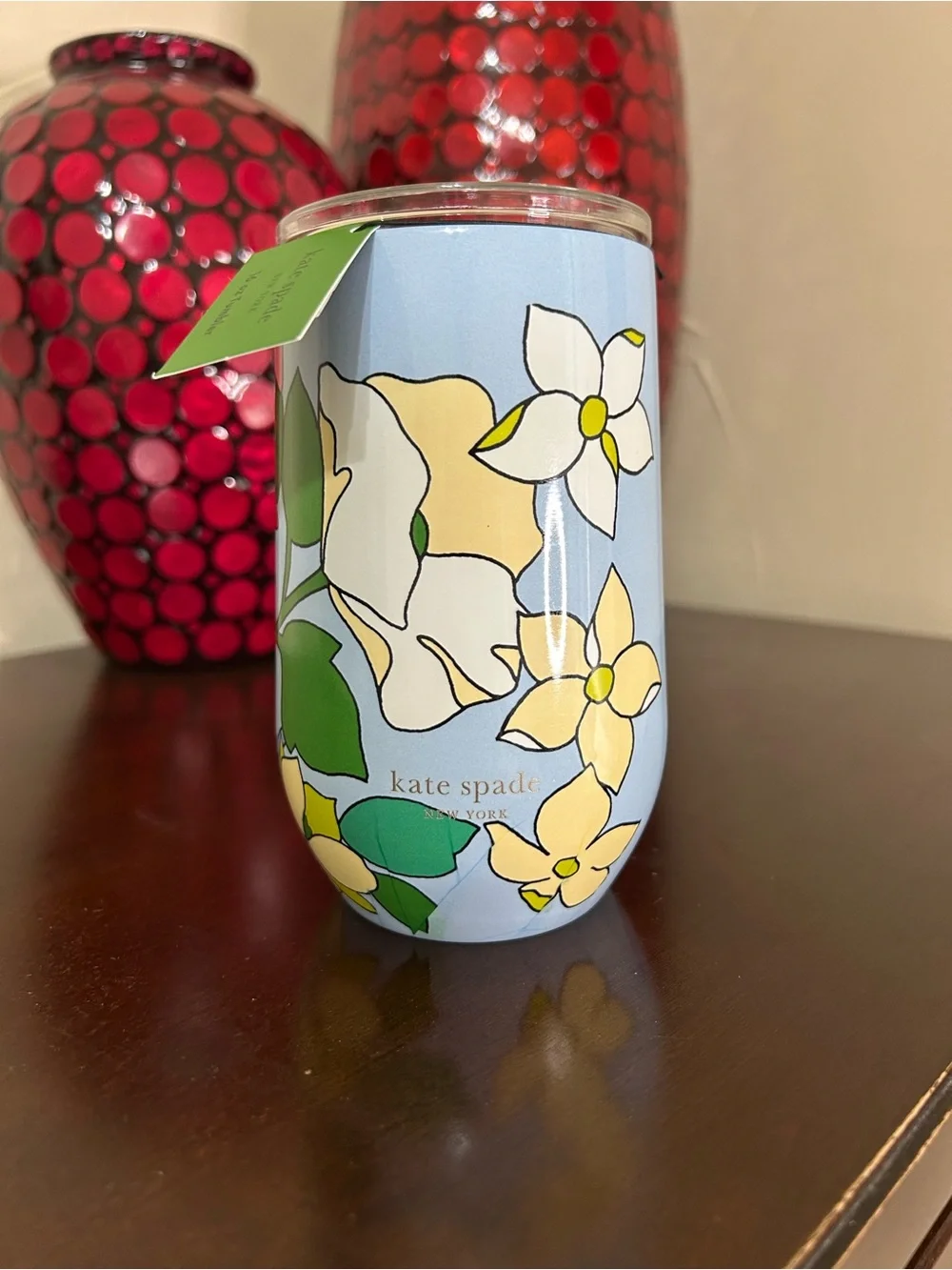 Kate Spade Flower Bed Stainless Steel Wine Tumbler